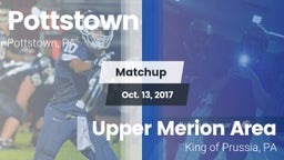 Matchup: Pottstown vs. Upper Merion Area  2017