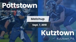 Matchup: Pottstown vs. Kutztown  2018