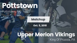 Matchup: Pottstown vs. Upper Merion Vikings 2018