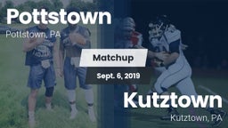 Matchup: Pottstown vs. Kutztown  2019