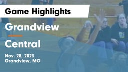 Grandview  vs Central  Game Highlights - Nov. 28, 2023