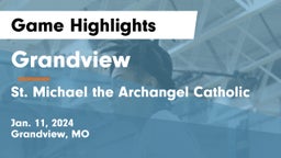 Grandview  vs St. Michael the Archangel Catholic  Game Highlights - Jan. 11, 2024
