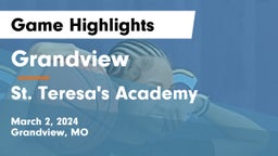 Grandview  vs St. Teresa's Academy  Game Highlights - March 2, 2024