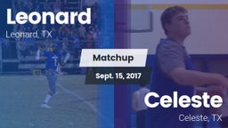 Matchup: Leonard vs. Celeste  2017