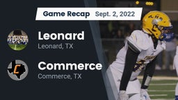 Recap: Leonard  vs. Commerce  2022