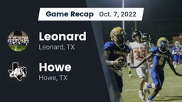Recap: Leonard  vs. Howe  2022