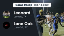 Recap: Leonard  vs. Lone Oak  2022