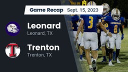 Recap: Leonard  vs. Trenton  2023