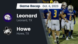 Recap: Leonard  vs. Howe  2023