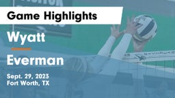 Wyatt  vs Everman  Game Highlights - Sept. 29, 2023