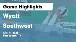 Wyatt  vs Southwest  Game Highlights - Oct. 5, 2023