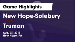 New Hope-Solebury  vs Truman  Game Highlights - Aug. 23, 2019