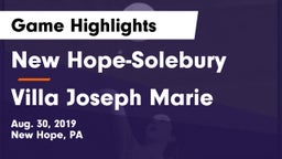 New Hope-Solebury  vs Villa Joseph Marie Game Highlights - Aug. 30, 2019