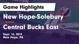 New Hope-Solebury  vs Central Bucks East  Game Highlights - Sept. 16, 2019