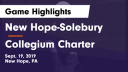 New Hope-Solebury  vs Collegium Charter  Game Highlights - Sept. 19, 2019