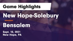 New Hope-Solebury  vs Bensalem  Game Highlights - Sept. 10, 2021
