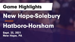 New Hope-Solebury  vs Hatboro-Horsham  Game Highlights - Sept. 23, 2021