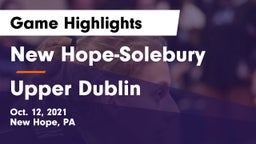 New Hope-Solebury  vs Upper Dublin  Game Highlights - Oct. 12, 2021