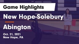 New Hope-Solebury  vs Abington  Game Highlights - Oct. 21, 2021