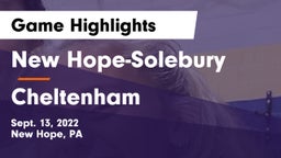 New Hope-Solebury  vs Cheltenham  Game Highlights - Sept. 13, 2022