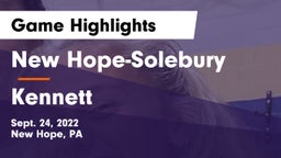 New Hope-Solebury  vs Kennett  Game Highlights - Sept. 24, 2022