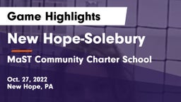 New Hope-Solebury  vs MaST Community Charter School Game Highlights - Oct. 27, 2022