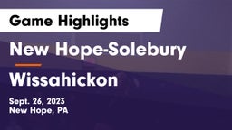 New Hope-Solebury  vs Wissahickon  Game Highlights - Sept. 26, 2023