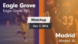 Matchup: Eagle Grove vs. Madrid  2016
