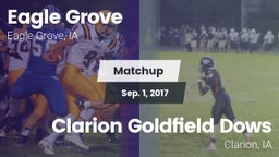 Matchup: Eagle Grove vs. Clarion Goldfield Dows  2017