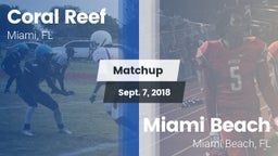 Matchup: Coral Reef vs. Miami Beach  2018