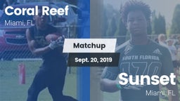 Matchup: Coral Reef vs. Sunset  2019