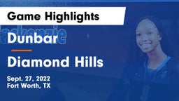 Dunbar  vs Diamond Hills  Game Highlights - Sept. 27, 2022