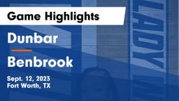 Dunbar  vs Benbrook  Game Highlights - Sept. 12, 2023