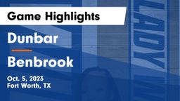 Dunbar  vs Benbrook  Game Highlights - Oct. 5, 2023