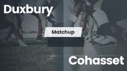 Matchup: Duxbury vs. Cohasset  2016