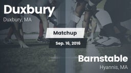 Matchup: Duxbury vs. Barnstable  2016