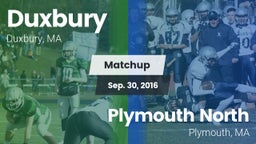 Matchup: Duxbury vs. Plymouth North  2016