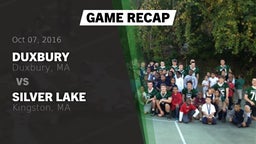 Recap: Duxbury  vs. Silver Lake  2016