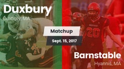 Matchup: Duxbury vs. Barnstable  2017