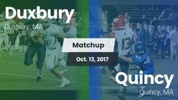 Matchup: Duxbury vs. Quincy  2017