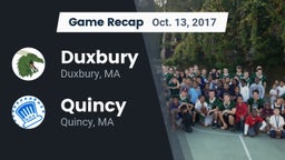 Recap: Duxbury  vs. Quincy  2017