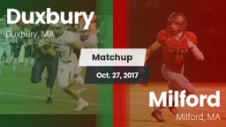 Matchup: Duxbury vs. Milford  2017