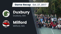 Recap: Duxbury  vs. Milford  2017
