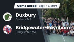 Recap: Duxbury  vs. Bridgewater-Raynham  2019