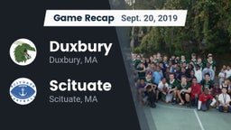 Recap: Duxbury  vs. Scituate  2019