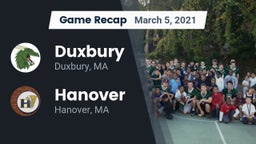 Recap: Duxbury  vs. Hanover  2021