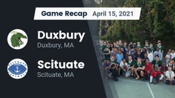 Recap: Duxbury  vs. Scituate  2021