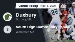 Recap: Duxbury  vs. South High Community School 2021