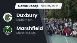 Recap: Duxbury  vs. Marshfield  2021