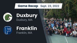 Recap: Duxbury  vs. Franklin  2022